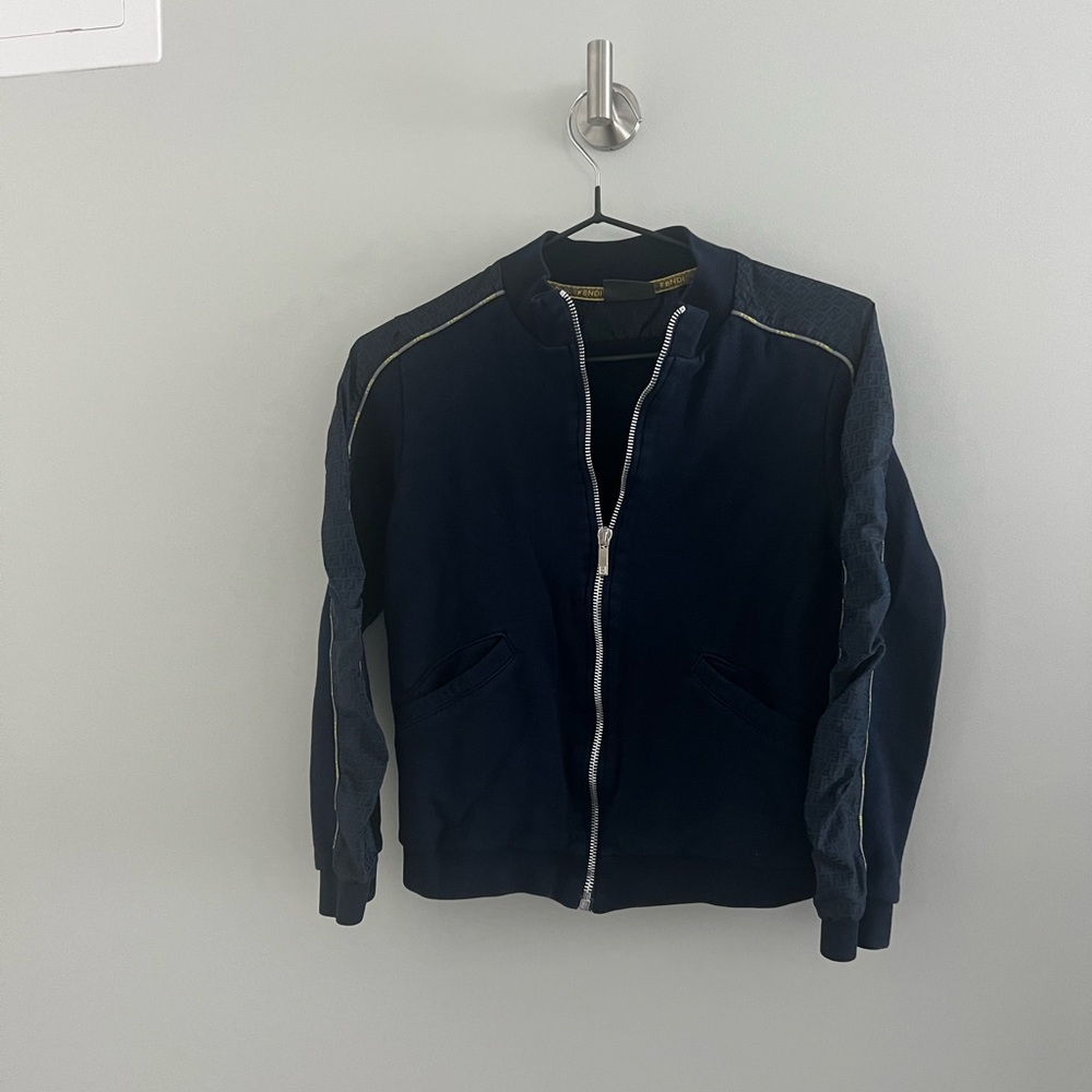 FENDI Boys Zipper Sweatshirt.